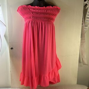 Op‎ swim cover up size small neon